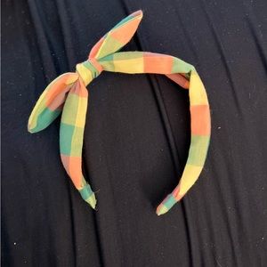 Plaid hairband
